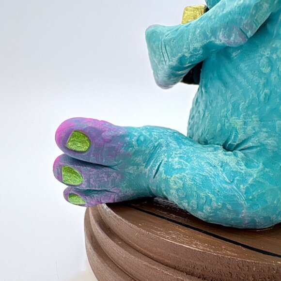 Statue Sculpture Cute Whimsical Monster Basement Dwelling Vintage Gamer Desk Art - Picture 8 of 13